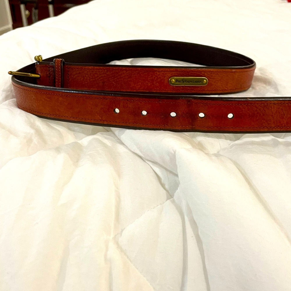 Polo Ralph Lauren Leather Belt Size 36